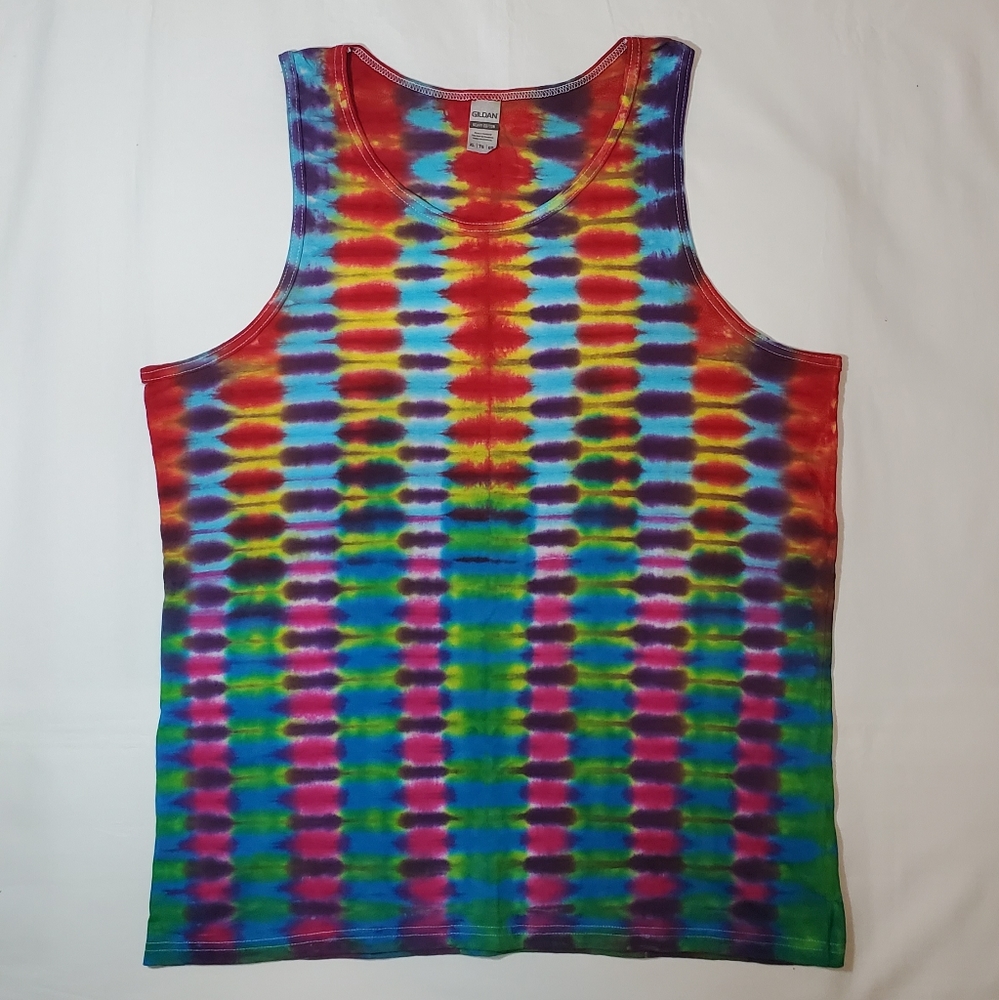 New size extra large unisex tie dye tank top